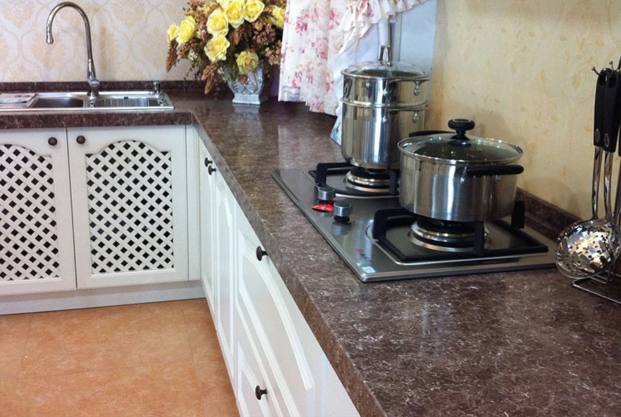 Угловая столешница под мрамор