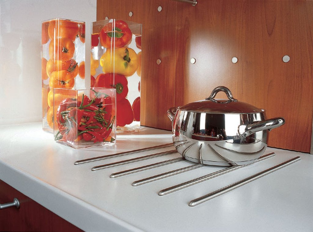 Подставка под горячее в столешнице