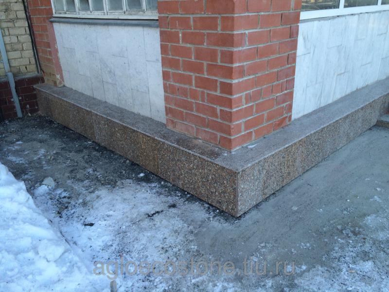 Отливы из искусственного камня для цоколя