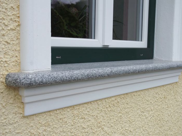 Отливы из искусственного камня на окно