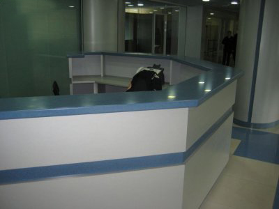 Изготовление стоек ресепшн